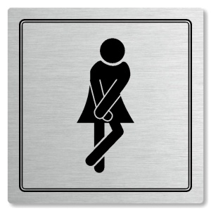 Piktogram WC ženy